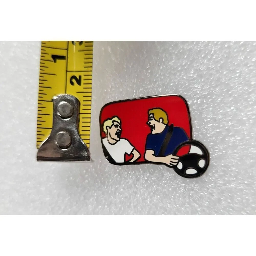 YouTube Logo Button Pinback Hat Pin Collectible Internet Culture‎ Accessory